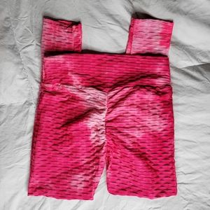 ☀️3/$20: Pink Tie Dye Fitness Leggings